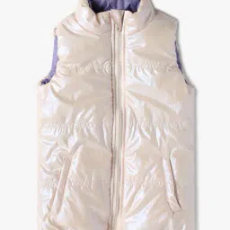 yousta Girls Quilted Regular Fit Gilet with Insert Pockets image 1