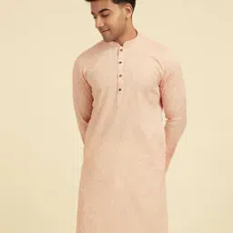 diwas by manyavar Men Regular Fit Kurta with Insert Pocket-picture-11