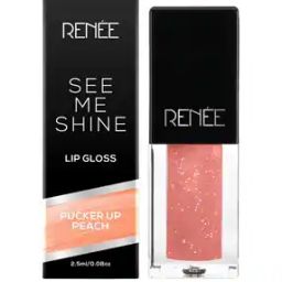 renee See Me Shine Lip Gloss Pucker Up Peach-picture-35