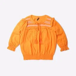 rio girls Round-Neck Top with Smocking Accent-picture-36