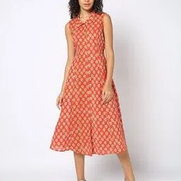 fusion Women Floral Print Shirt Dress-picture-28