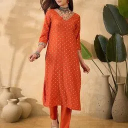 svaraa Women Floral Straight Kurta Set-picture-10