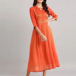 aurelia Printed Fit & Flare Dress-picture-46