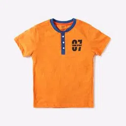 kb team spirit Numeric Print Henley T-shirt-picture-28