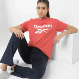 reebok Brand Print Slim Fit Crew-Neck T-shirt-picture-35
