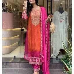 eeloo Women Embroidery Straight Kurta Set-picture-24