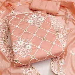 svaraa Women Embroidered 3-Piece Dress Material-picture-34