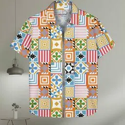 hellcat Boys Graphic Print Regular Fit Shirt-picture-29