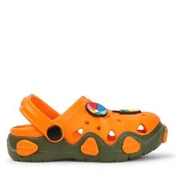 trase Boys Round-Toe Slingback Clogs with Applique-picture-42