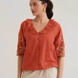 b77 Women Embroidery Top-picture-24