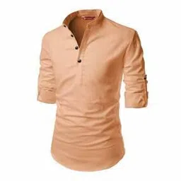 yugnik Men Slim Fit Short Kurta with Band Collar-picture-41