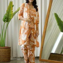 say Women Floral Print Nightwear Set-picture-41