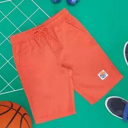 pantaloons junior Boys Mid-Rise Regular Fit Flat-Front Cotton Shorts-picture-44