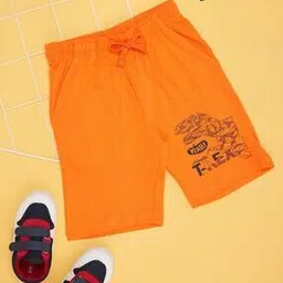 pantaloons junior Boys Graphic Print Mid-Rise Regular Fit Cotton Shorts-picture-14