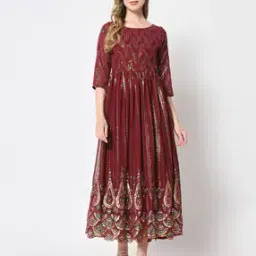 estela Embellished Gown Dress with Sequin Accent-picture-19