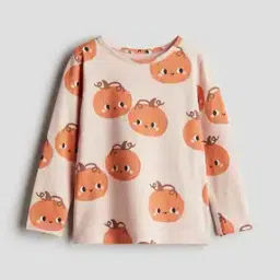 h&m Girls Printed Regular Fit Top-picture-50