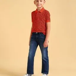 u.s. polo assn. Boys All-Over Brand Print Regular Fit Polo T-Shirt-picture-17