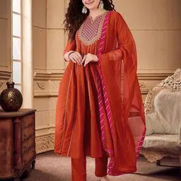 nyrika Women Floral A-line Kurta Set-picture-25