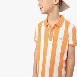 jack & jones Boys Striped Regular Fit Polo T-Shirt-picture-40