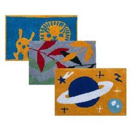 Pack Of 3 Aazeem Graceful Attractive Door Mats With Anti Skid-picture-47