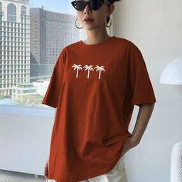togs & terre Women Printed Oversized Fit T-Shirt-picture-5