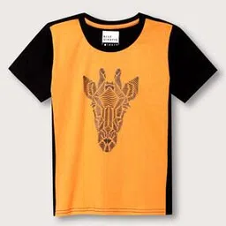 blue giraffe Boys Regular Fit T-shirt-picture-11