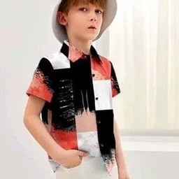 viscera  Boys Colour-Block Regular Fit Shirt-picture-45