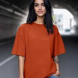 togs & terre Women Loose Fit Round-Neck T-Shirt-picture-10