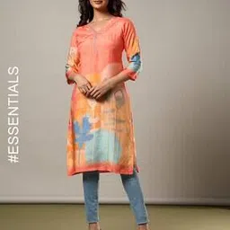nyrika Women Floral Print Straight Kurta-picture-10