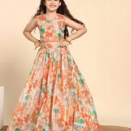 fashion dream Girls Printed Lehenga & Choli-picture-24