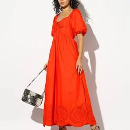 outryt by azorte Puff Sleeve Maxi Dress-picture-15