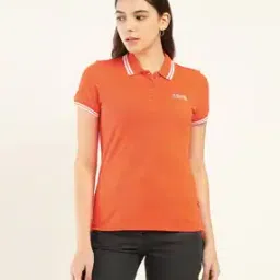 levi's Women Regular Fit Polo T-Shirt with Logo Embroidery-picture-12