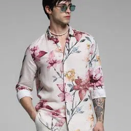 jack & jones Men Floral Print Slim Fit Shirt-picture-34
