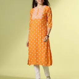 acai Women Printed Straight Kurta-picture-32