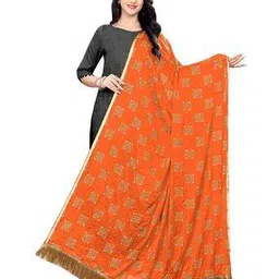 rhey Embellished Dupatta with Lace Border-picture-18