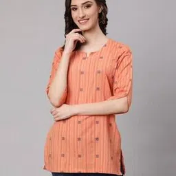 akimia Women Striped Straight Tunic-picture-12