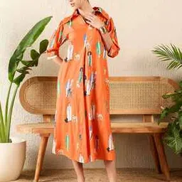 uptownie Women Printed A-Line Dress-picture-13