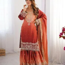 svaraa Women Embroidered Straight Kurta Set-picture-15