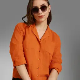 high star Women Regular Fit Shirt with Patch Pocket-picture-21