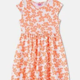 r&b Girls Floral Print A-Line Dress-picture-10