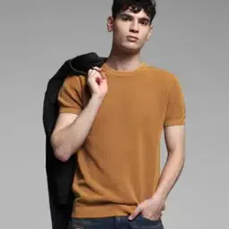 jack & jones Men Regular Fit Crew-Neck Cotton T-Shirt-picture-17