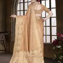 rudit creation Women Woven Saree with Contrast Border-picture-35