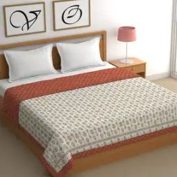 chhavi india 210 TC Floral Print Double Bed Comforter-picture-9