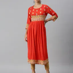 showoff Embroidered Straight Kurta image 1