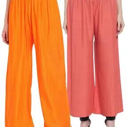 tag 7 plus Women Pack of 2 Solid Palazzos-picture-27