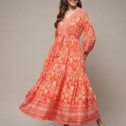 biba Women Printed Fit & Flare Dress-picture-6