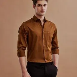 aldeno Men Slim Fit Shirt with Patch Pocket-picture-26