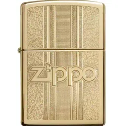 zippo Typographic Metallic Windproof Lighter image 1