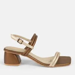 mochi Women Regular Fit Chunky Heeled Sandals -picture-35