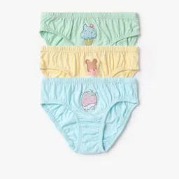 Pack of 3 Cotton Briefs-image-42